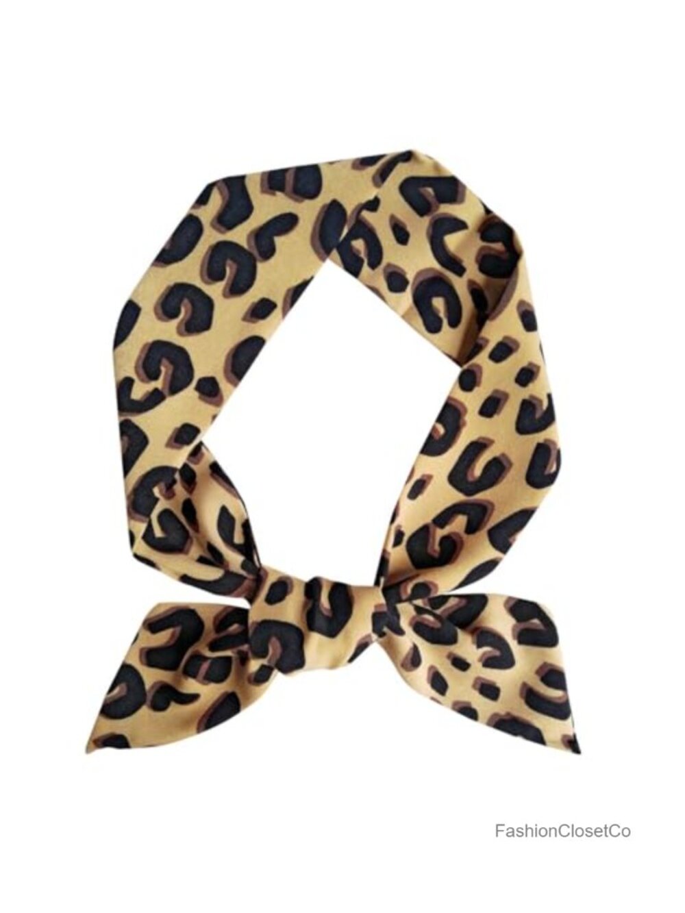 Skinny Scarf Silk Feel Polyester Neckwear Headband Purse Accessory